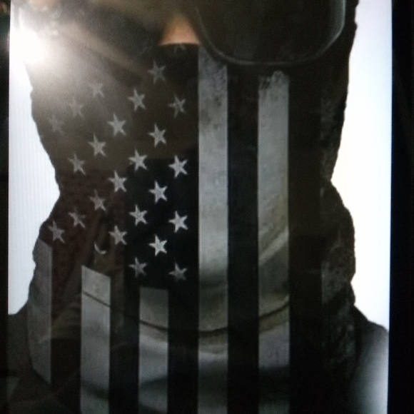 SA Co multi-purpose face shield mask america black out protects against - Picture 1 of 4